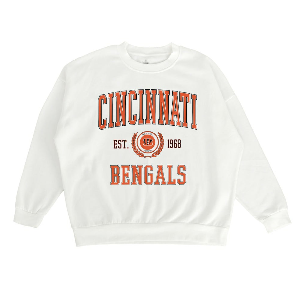Cincinnati Bengals Gameday Couture Women's Timeless Triumph Premium Fleece Pullover Sweatshirt | NFL Hot