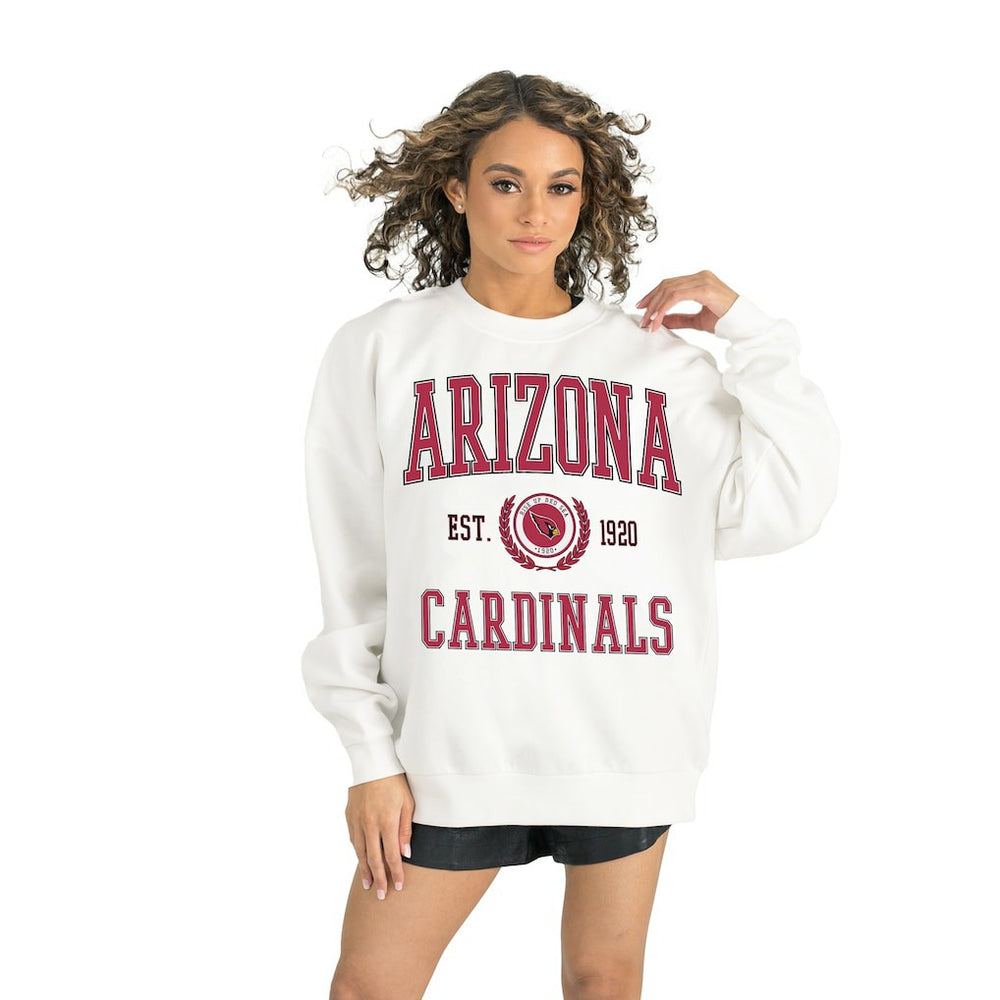 Arizona Cardinals Gameday Couture Women's Timeless Triumph Premium Fleece Pullover Sweatshirt | NFL Online
