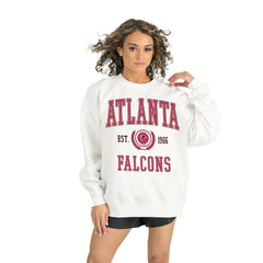 Atlanta Falcons Gameday Couture Women's Timeless Triumph Premium Fleece Pullover Sweatshirt | NFL Discount