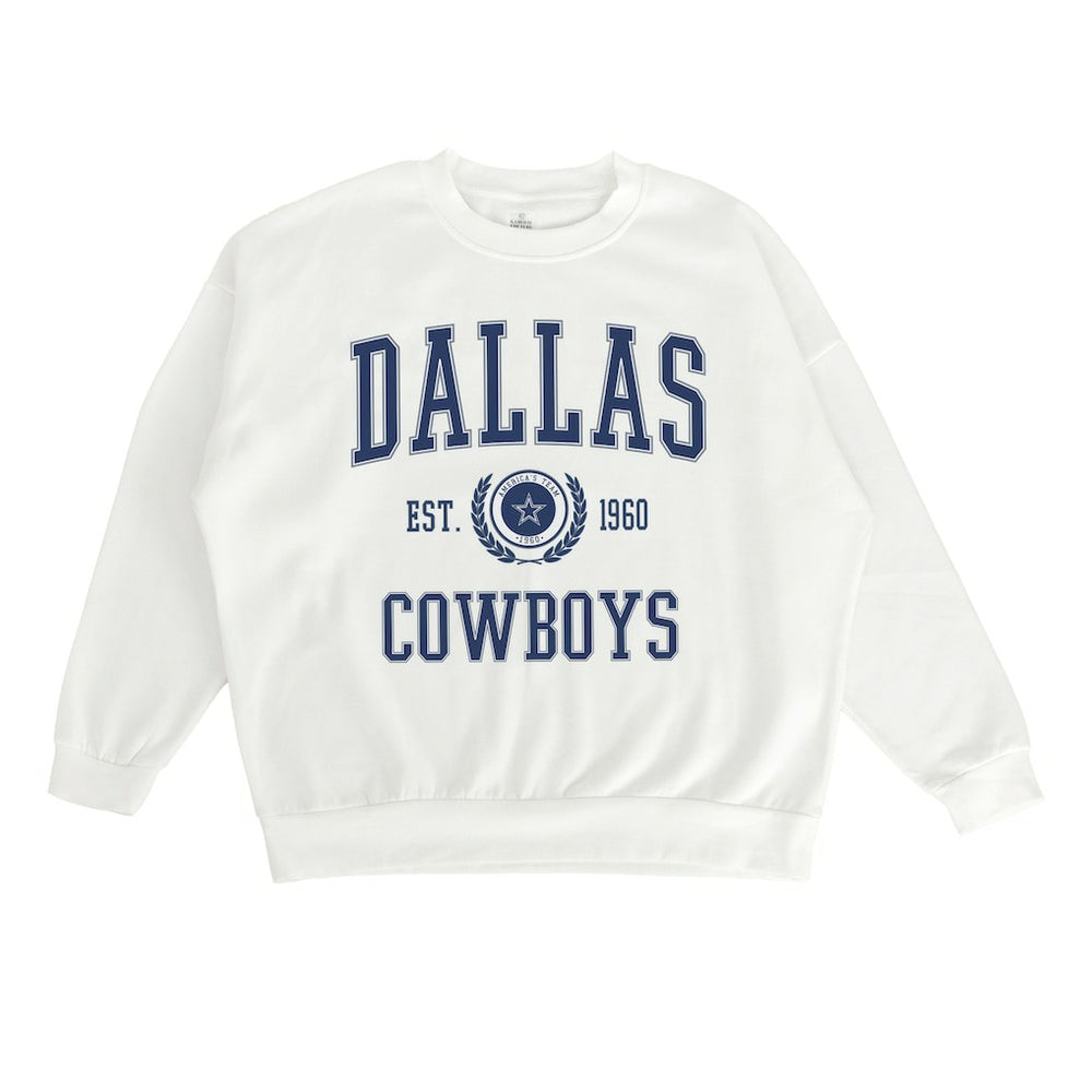 Dallas Cowboys Gameday Couture Women's Timeless Triumph Premium Fleece Pullover Sweatshirt | NFL Discount