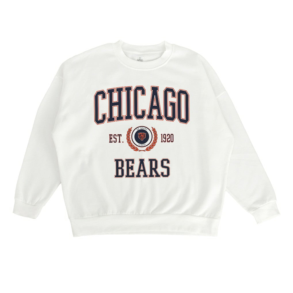 Chicago Bears Gameday Couture Women's Timeless Triumph Premium Fleece Pullover Sweatshirt | NFL Outlet
