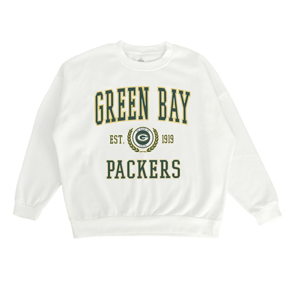 Green Bay Packers Gameday Couture Women's Timeless Triumph Premium Fleece Pullover Sweatshirt | NFL Sale