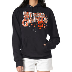 San Francisco Giants Starter Women's Fireworks Fleece Tri-Blend Pullover Hoodie - MLB Hoodies
