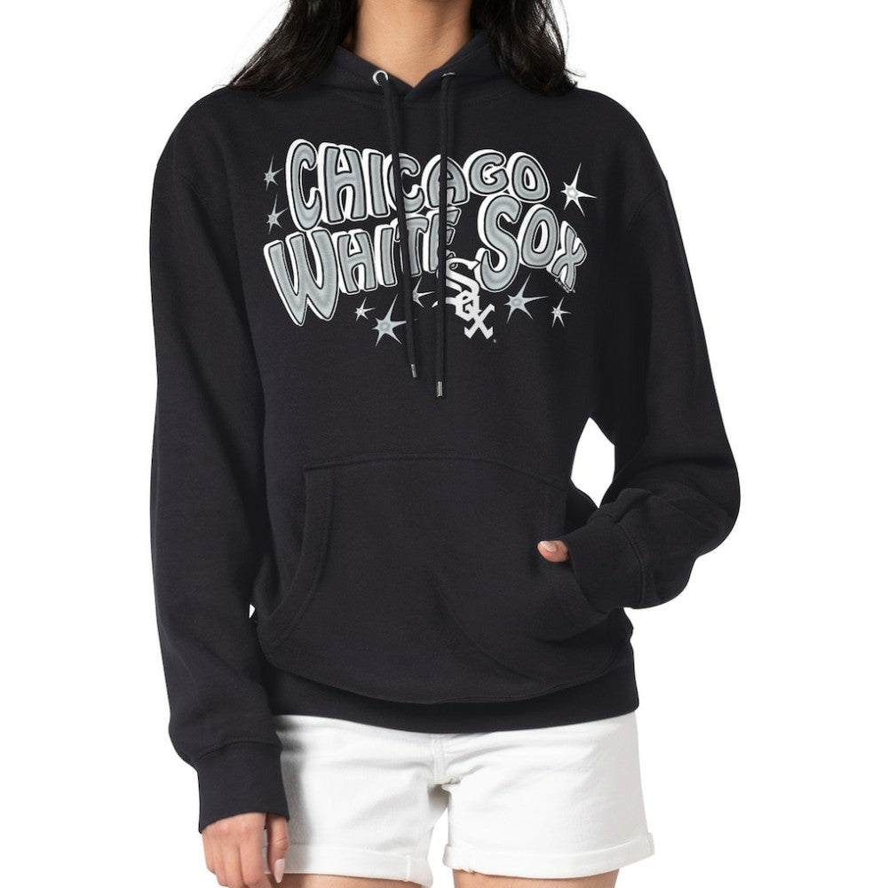 Chicago White Sox Starter Women's Fireworks Fleece Tri-Blend Pullover Hoodie - MLB Hoodies