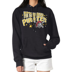 Pittsburgh Pirates Starter Women's Fireworks Fleece Tri-Blend Pullover Hoodie - MLB Hoodies