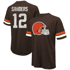 Cleveland Browns Shedeur Sanders  Majestic Threads 2025 NFL Draft Oversized T-Shirt | NFL Discount