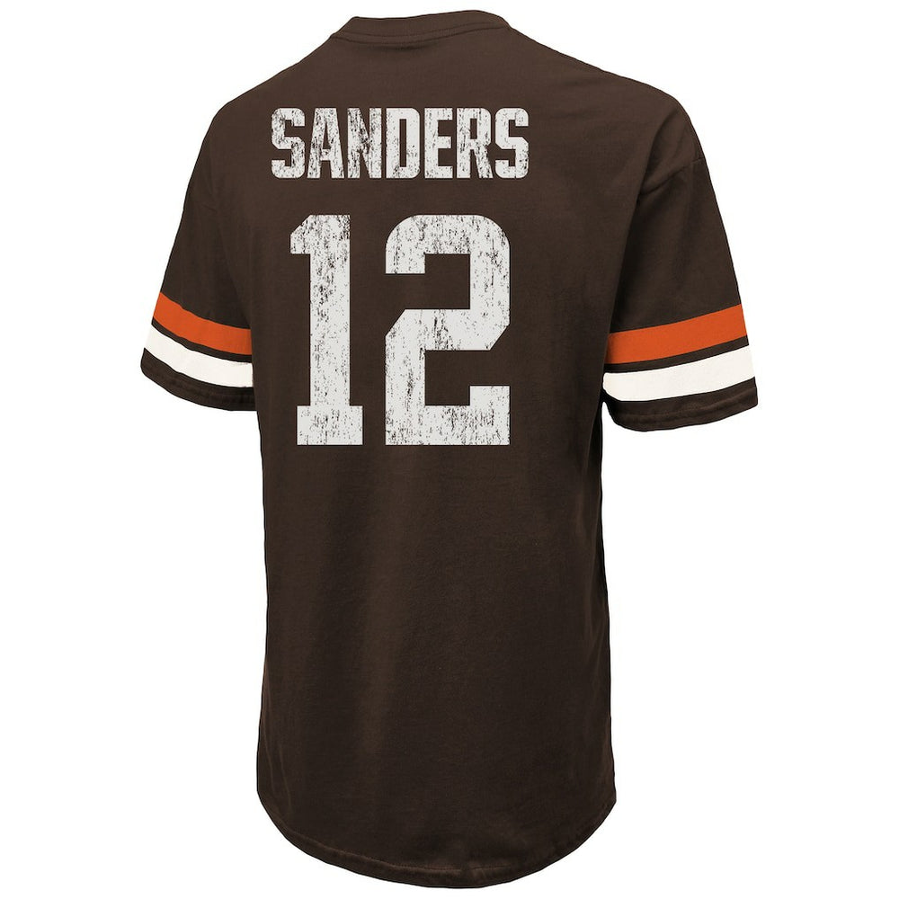 Cleveland Browns Shedeur Sanders  Majestic Threads 2025 NFL Draft Oversized T-Shirt | NFL Discount