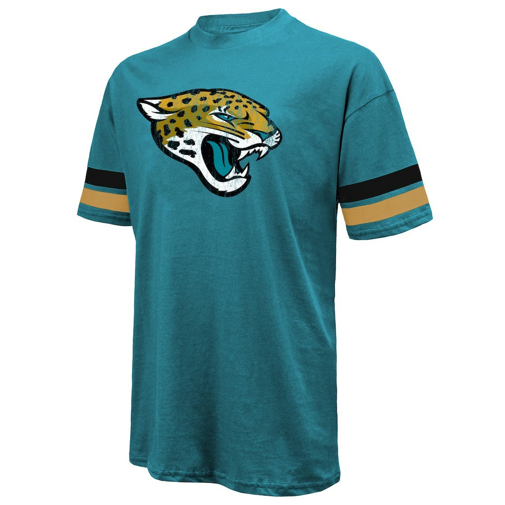 Jacksonville Jaguars Travis Hunter  Majestic Threads 2025 NFL Draft First Round Pick Oversized T-Shirt | NFL Outlet