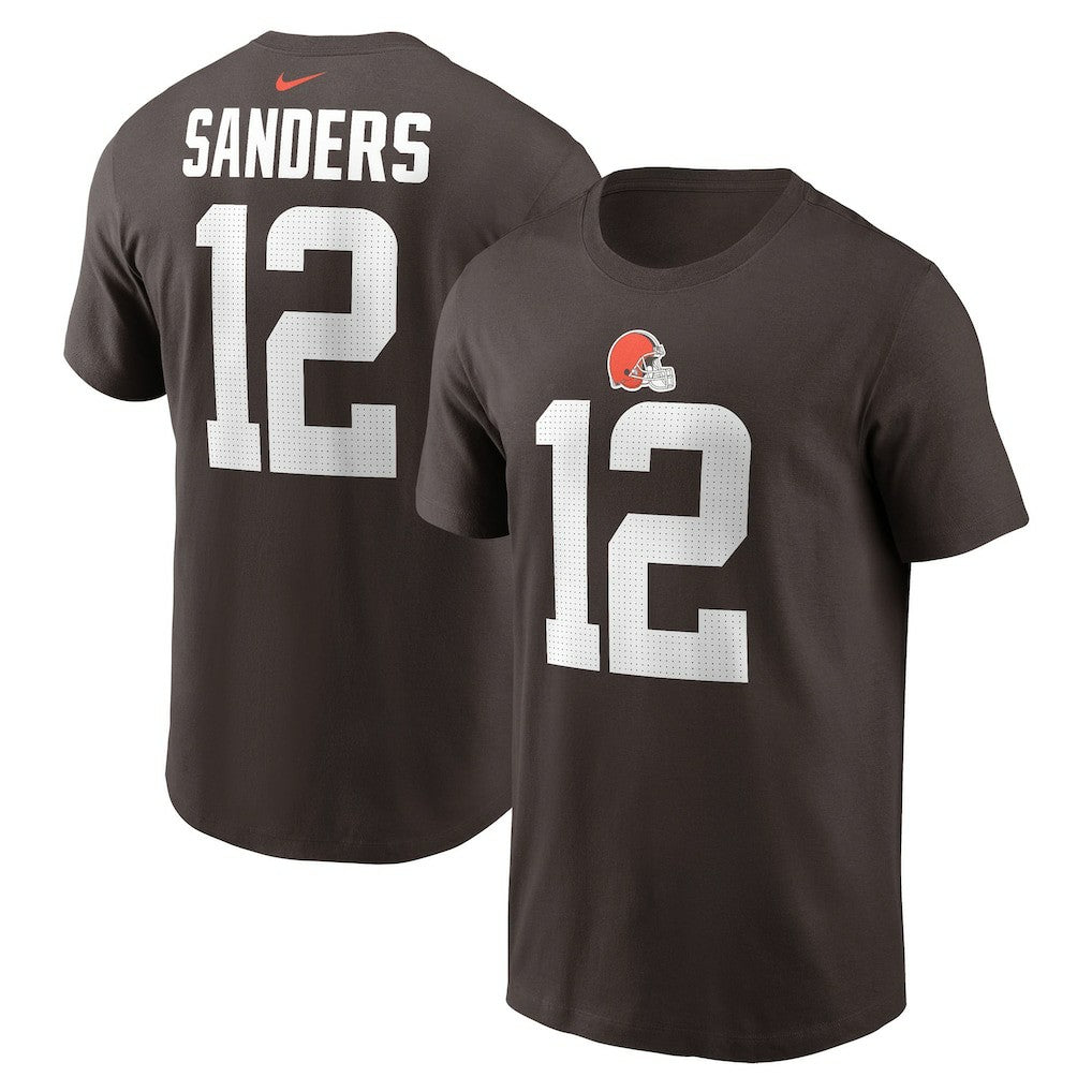 Cleveland Browns Shedeur Sanders  Youth 2025 NFL Draft Player Name & Number T-Shirt | NFL Outlet
