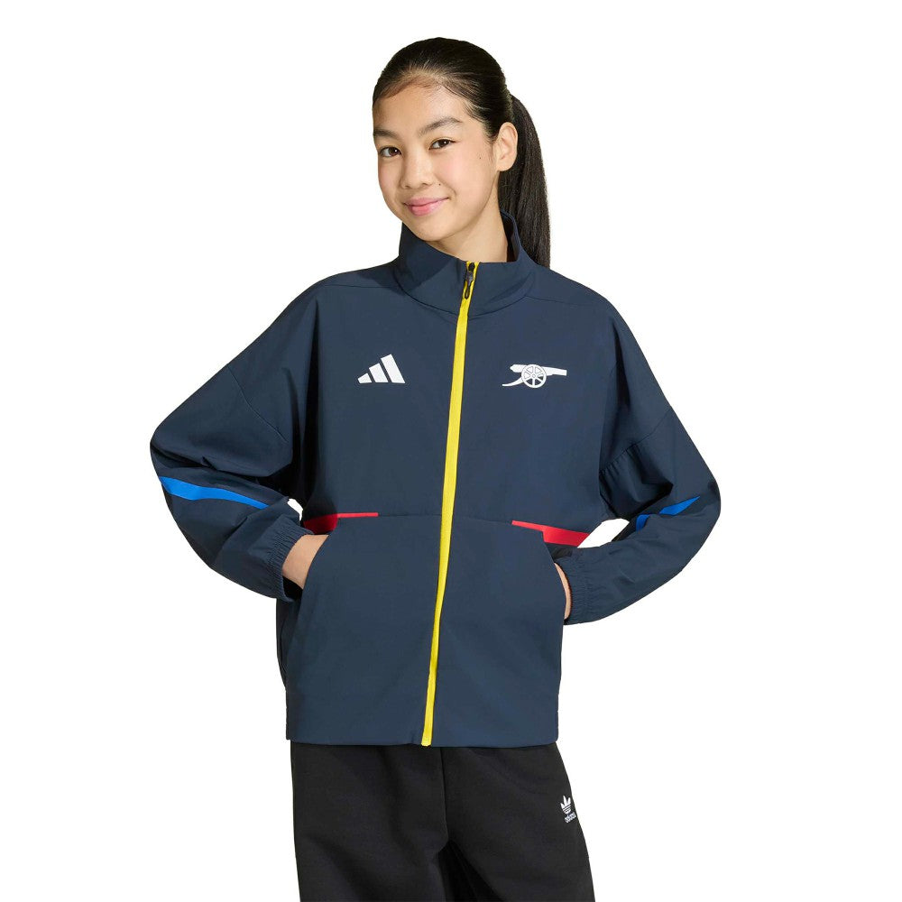 Arsenal Youth 2025/26 Club Anthem Full-Zip Jacket