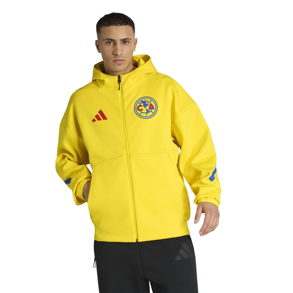 Club America 2025/26 Club Anthem Full-Zip Hooded Jacket