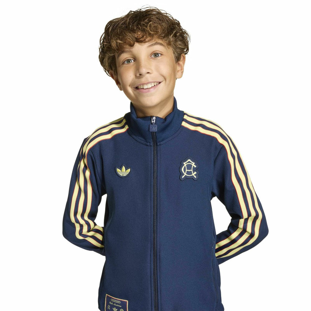 Club America Youth Terrace Icons Full-Zip Track Top