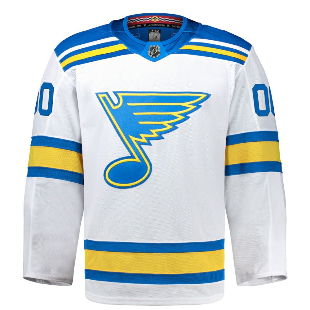 St. Louis Blues Fanatics Away Authentic Pro Custom Jersey -  NHL Jerseys