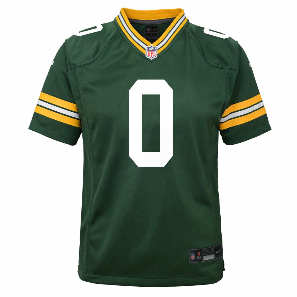 Green Bay Packers Matthew Golden  Youth Team Game Jersey | NFL Discount