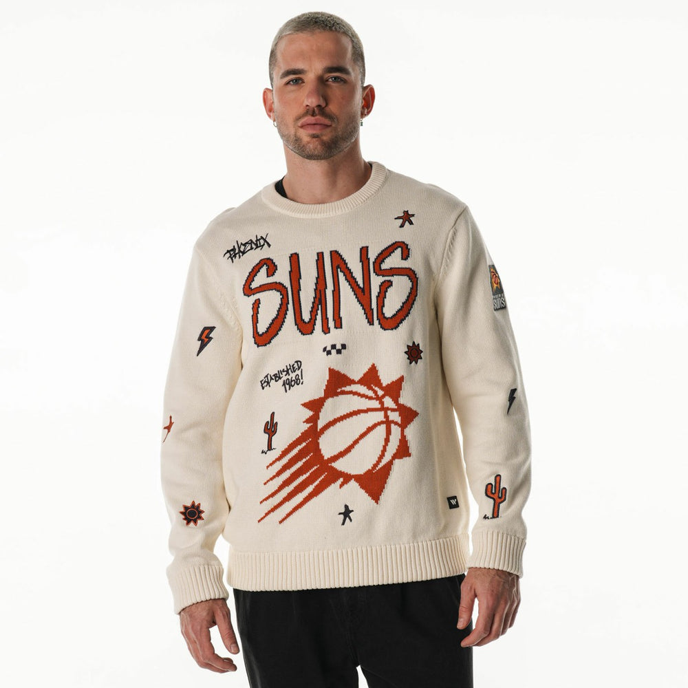 Cream Phoenix Suns The Wild Collective Unisex 2025/26 City Edition Jacquard Sweater | NBA