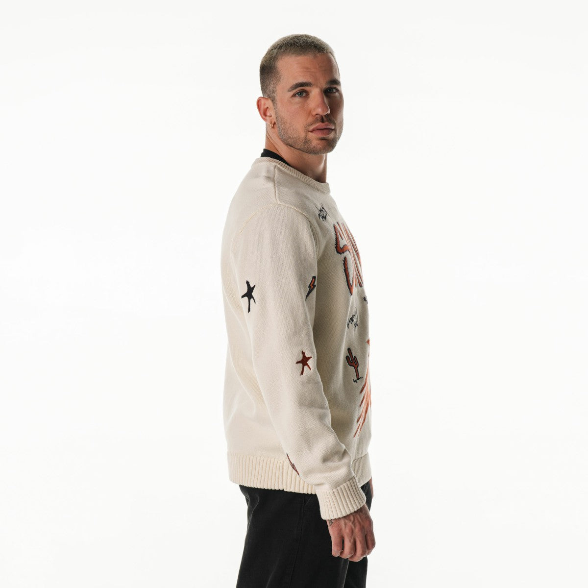 Cream Phoenix Suns The Wild Collective Unisex 2025/26 City Edition Jacquard Sweater | NBA
