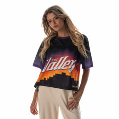 Black Phoenix Suns The Wild Collective Unisex 2025/26 City Edition Boxy Mesh T-Shirt | NBA
