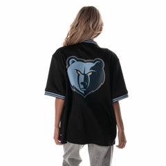 Black Memphis Grizzlies The Wild Collective Unisex Mesh Full-Zip T-Shirt | NBA
