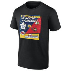 Toronto Maple Leafs vs. Ottawa Senators 2025 Stanley Cup Playoffs Rivalry Comic Pop T-Shirt -  NHL T-shirts