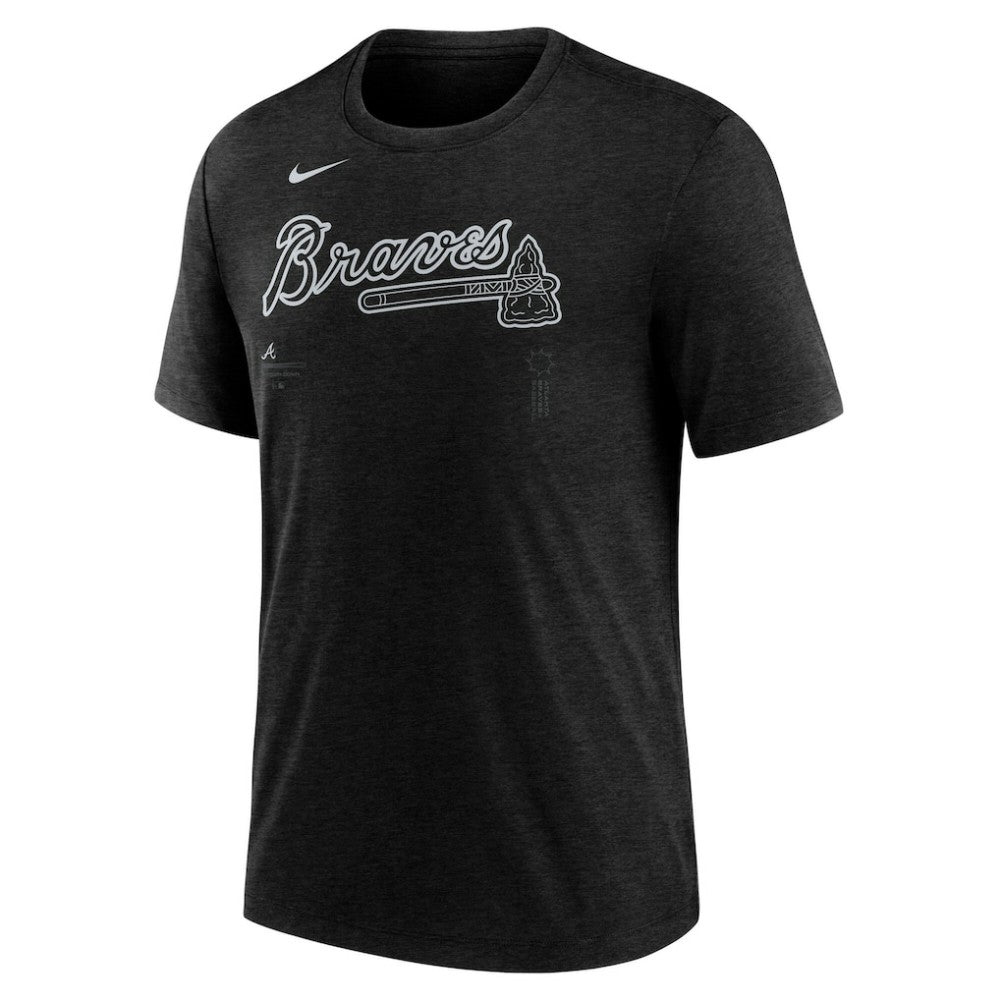 Atlanta Braves Nike Wordmark Tri-Blend T-Shirt - MLB T-shirts