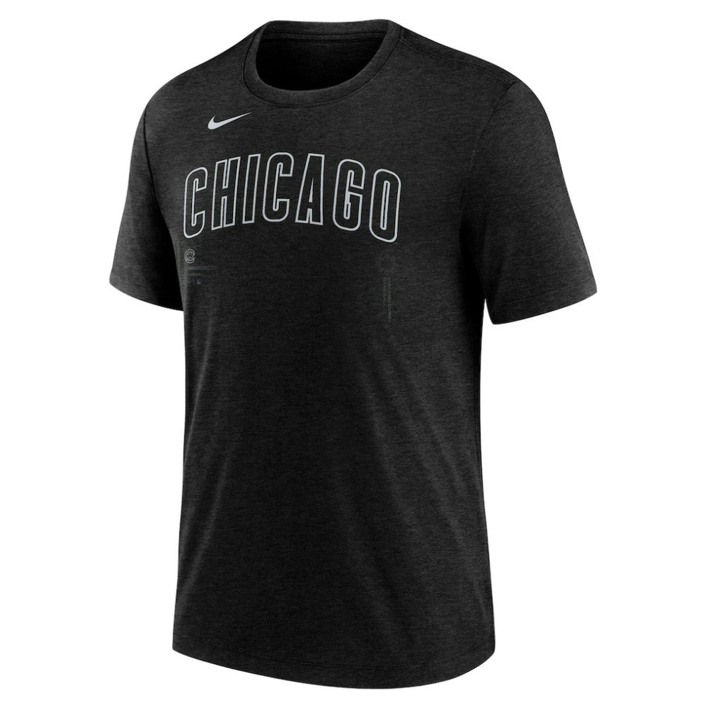 Chicago Cubs Nike Wordmark Tri-Blend T-Shirt - MLB T-shirts