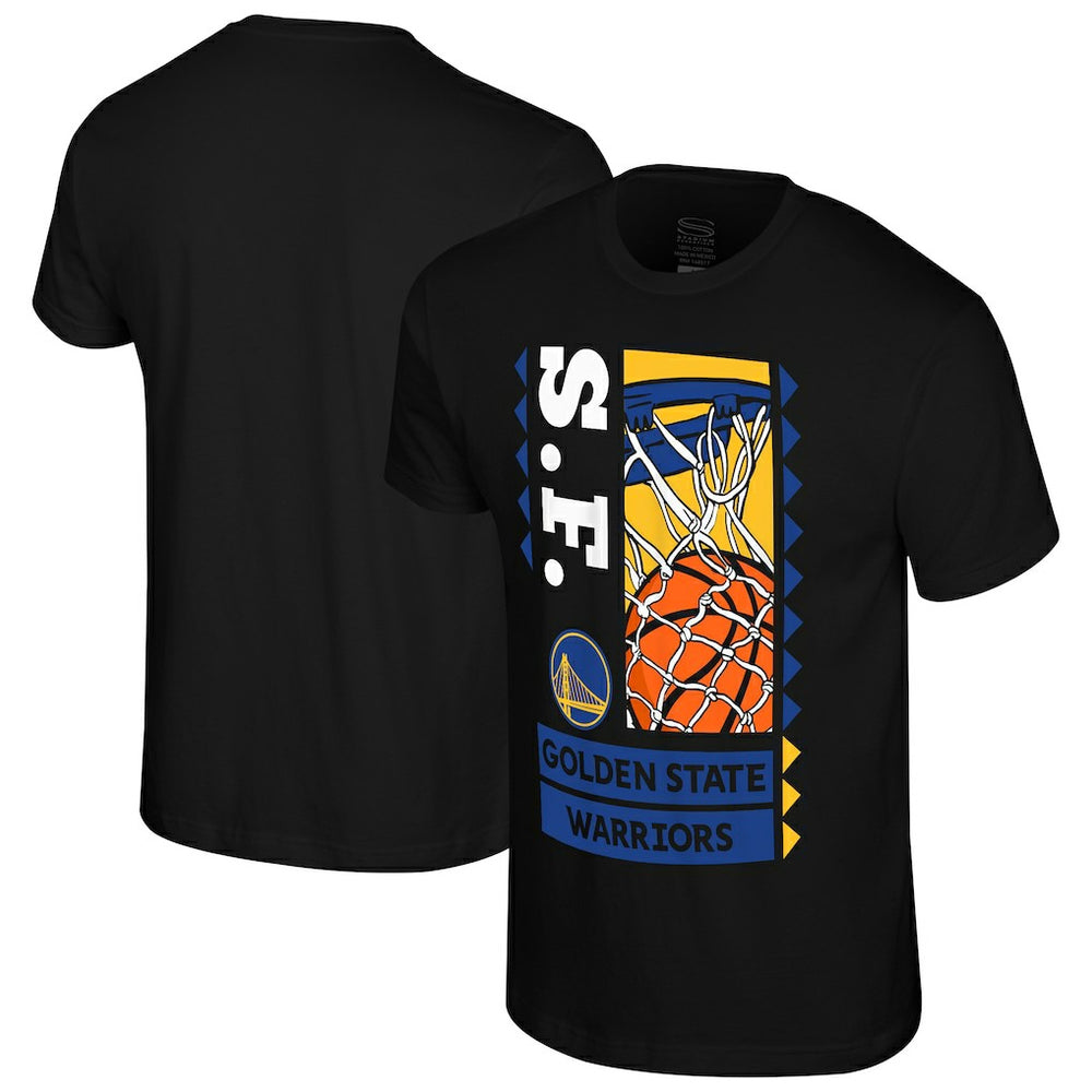Black Golden State Warriors Stadium Essentials Ballin T-Shirt sale | NBA