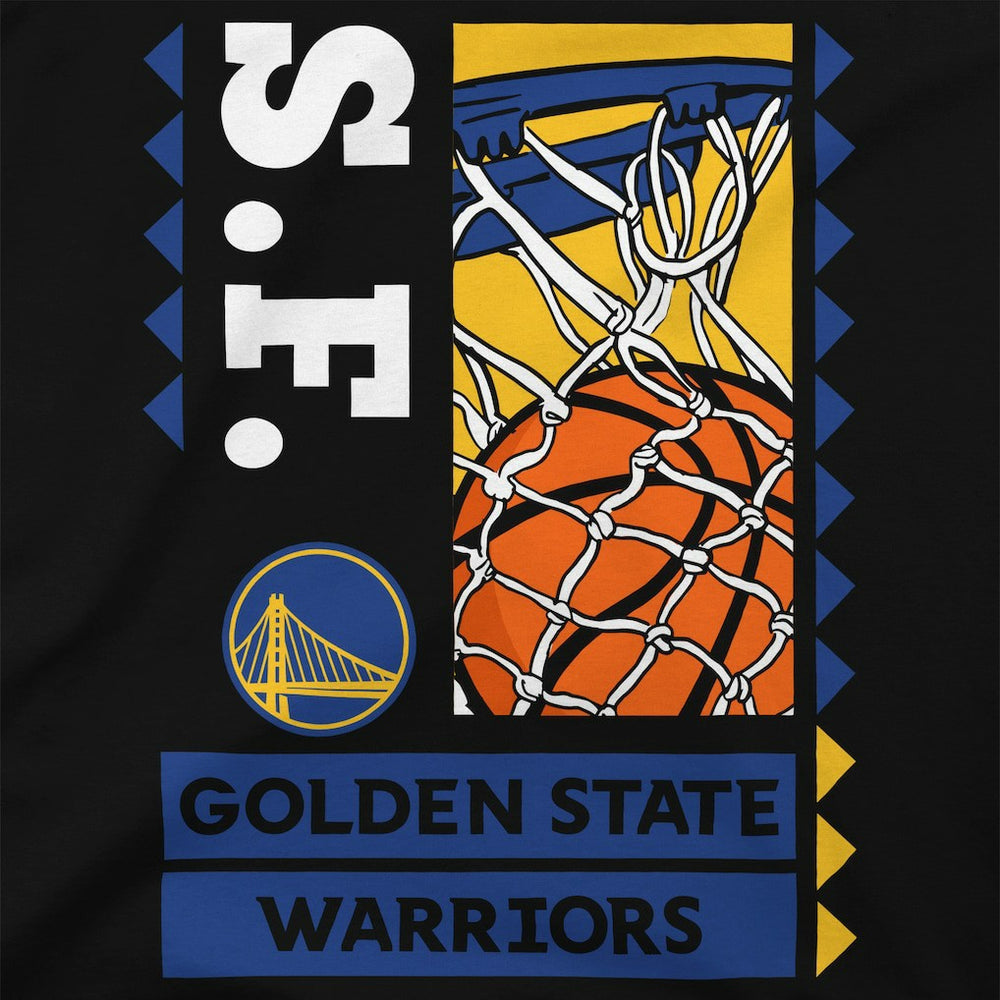 Black Golden State Warriors Stadium Essentials Ballin T-Shirt sale | NBA