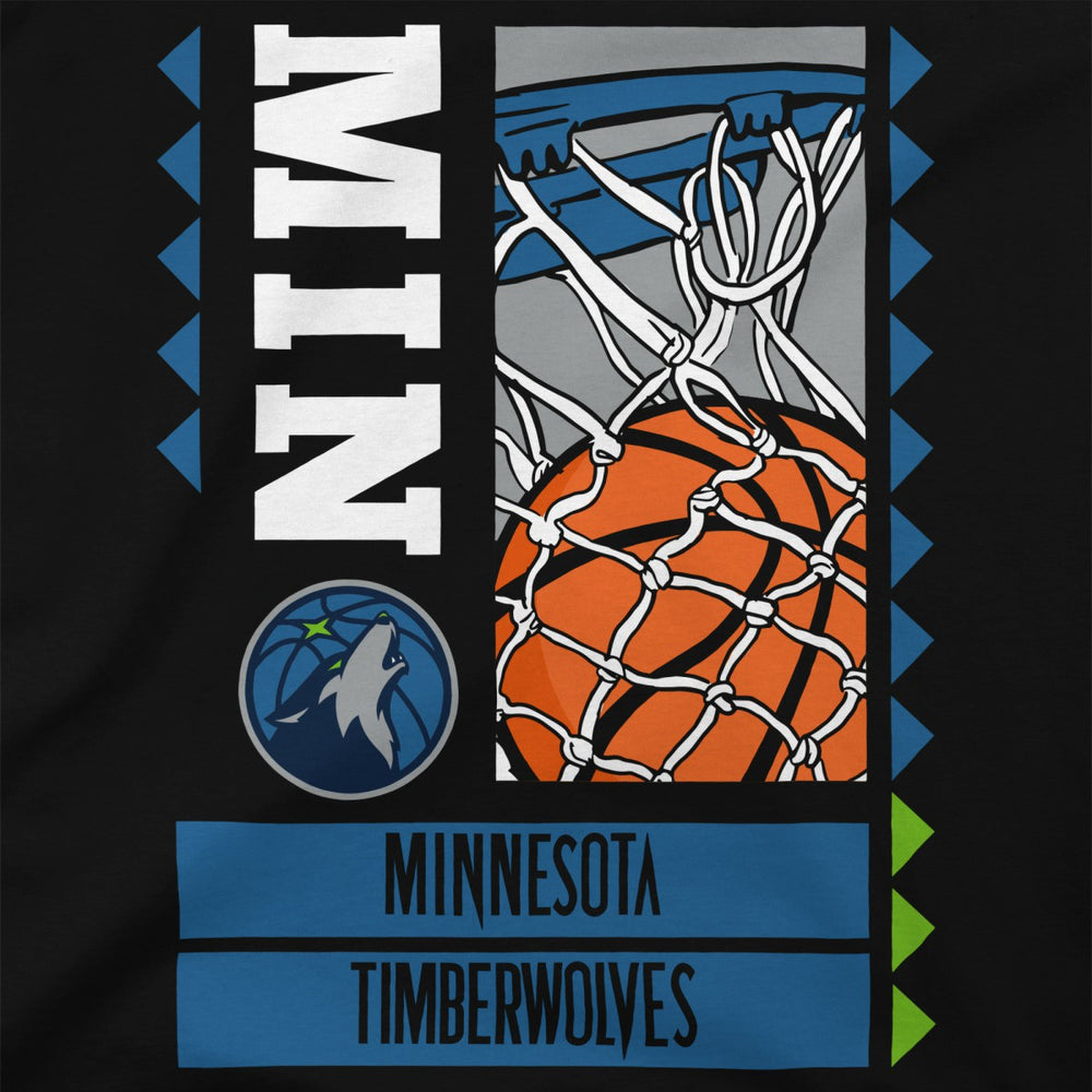 Black Minnesota Timberwolves Stadium Essentials Ballin T-Shirt | NBA