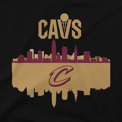 Black Cleveland Cavaliers Stadium Essentials Cities T-Shirt sale | NBA