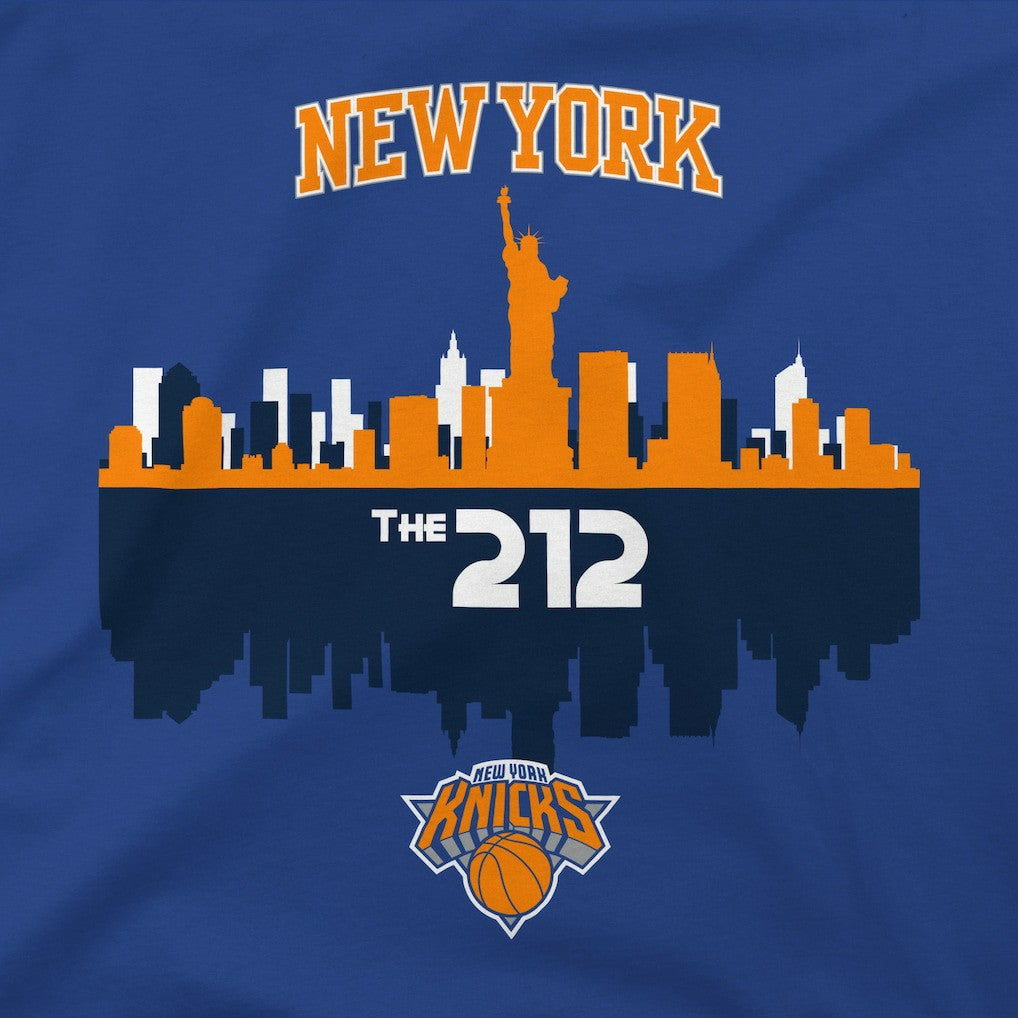 Royal New York Knicks Stadium Essentials Cities T-Shirt | NBA