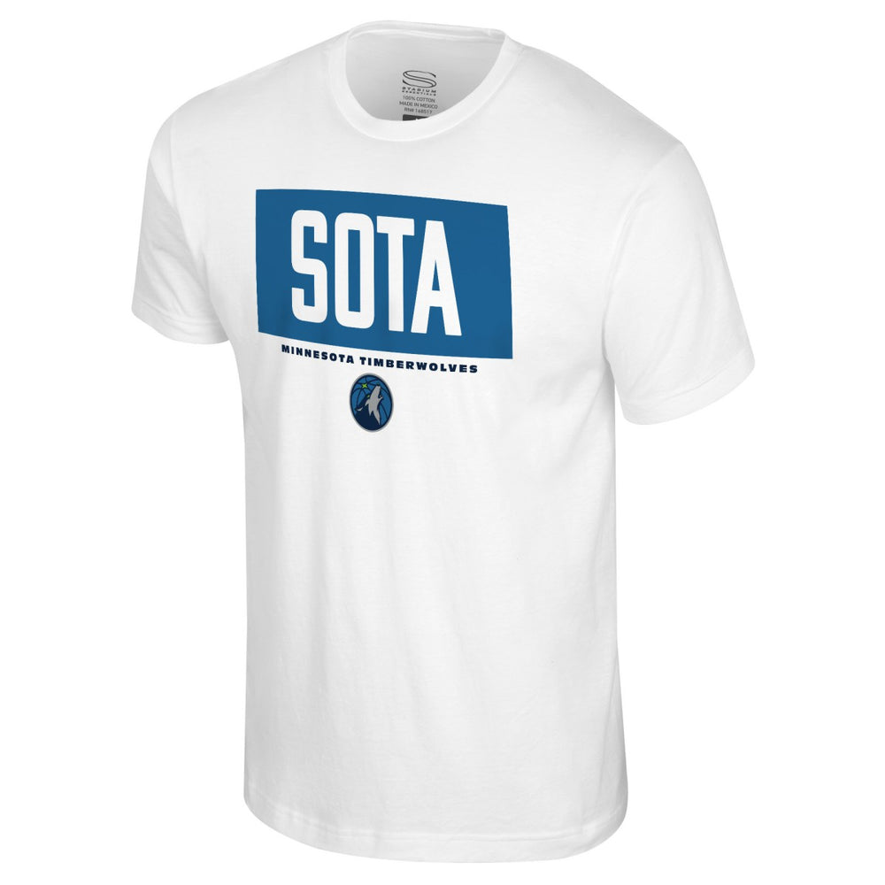 White Minnesota Timberwolves Stadium Essentials Crossbar T-Shirt | NBA