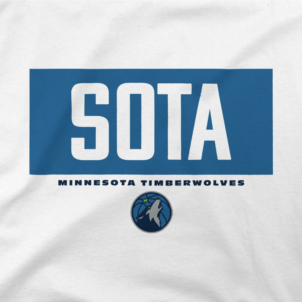 White Minnesota Timberwolves Stadium Essentials Crossbar T-Shirt | NBA