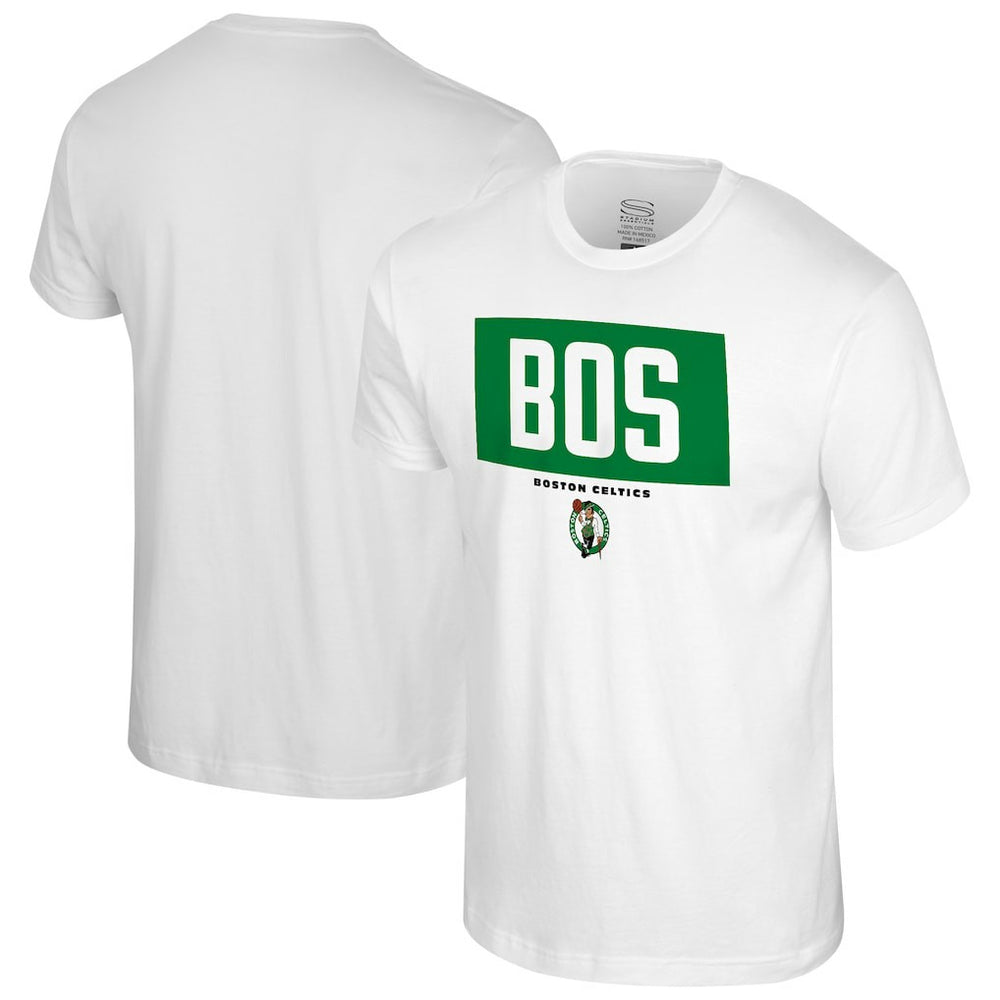 White Boston Celtics Stadium Essentials Crossbar T-Shirt | NBA