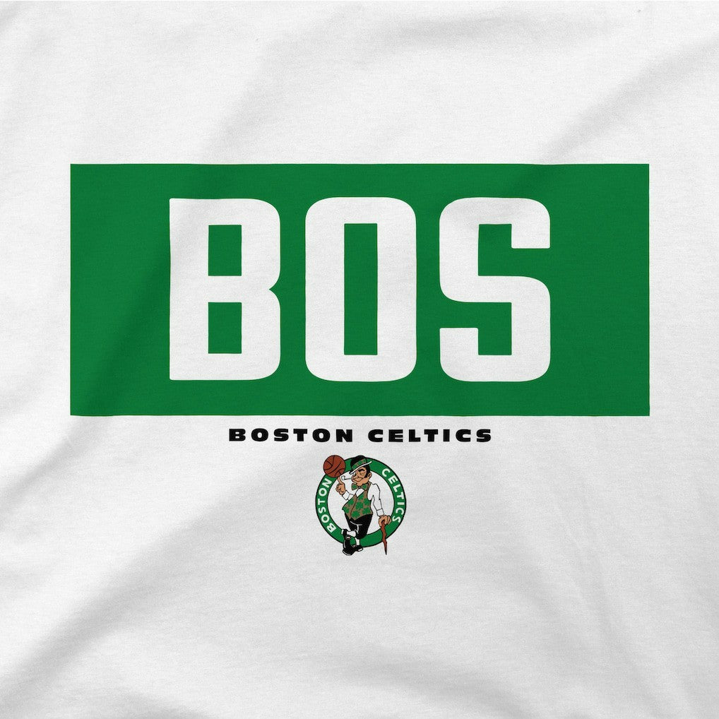 White Boston Celtics Stadium Essentials Crossbar T-Shirt | NBA
