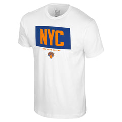 White New York Knicks Stadium Essentials Crossbar T-Shirt | NBA