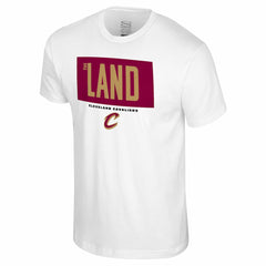White Cleveland Cavaliers Stadium Essentials Crossbar T-Shirt sale | NBA