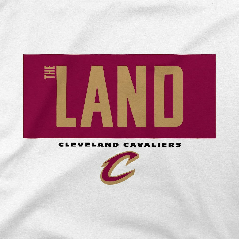 White Cleveland Cavaliers Stadium Essentials Crossbar T-Shirt sale | NBA