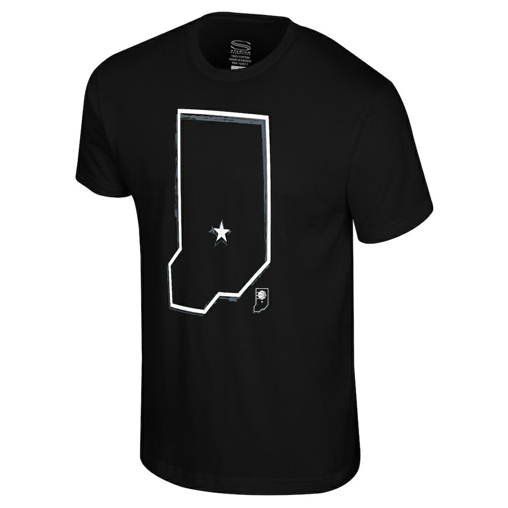 Black Indiana Pacers Stadium Essentials Mono Element T-Shirt | NBA