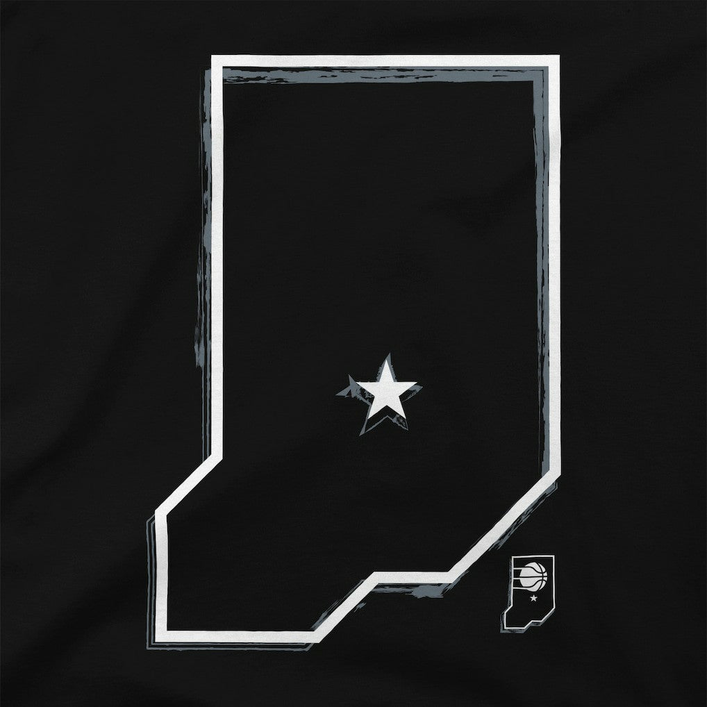 Black Indiana Pacers Stadium Essentials Mono Element T-Shirt | NBA