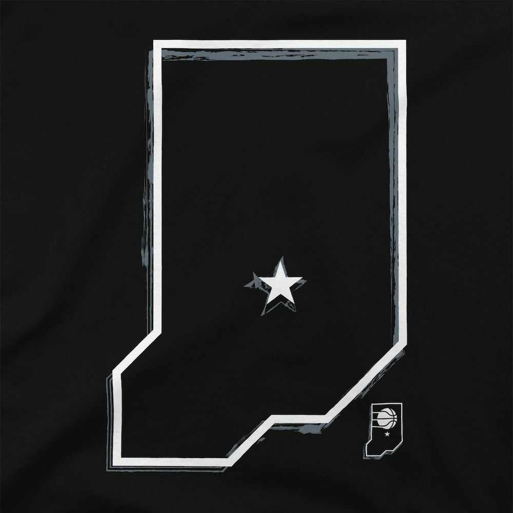 Black Indiana Pacers Stadium Essentials Mono Element T-Shirt | NBA