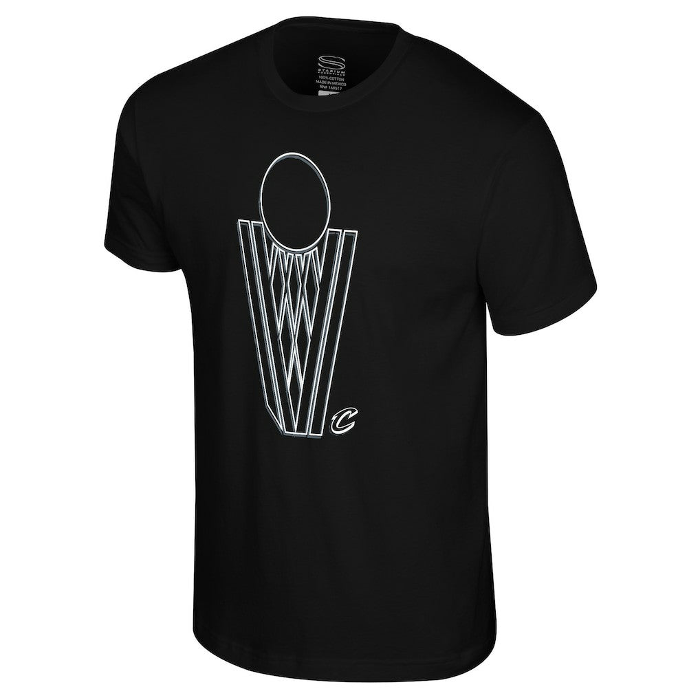 Black Cleveland Cavaliers Stadium Essentials Mono Element T-Shirt sale | NBA