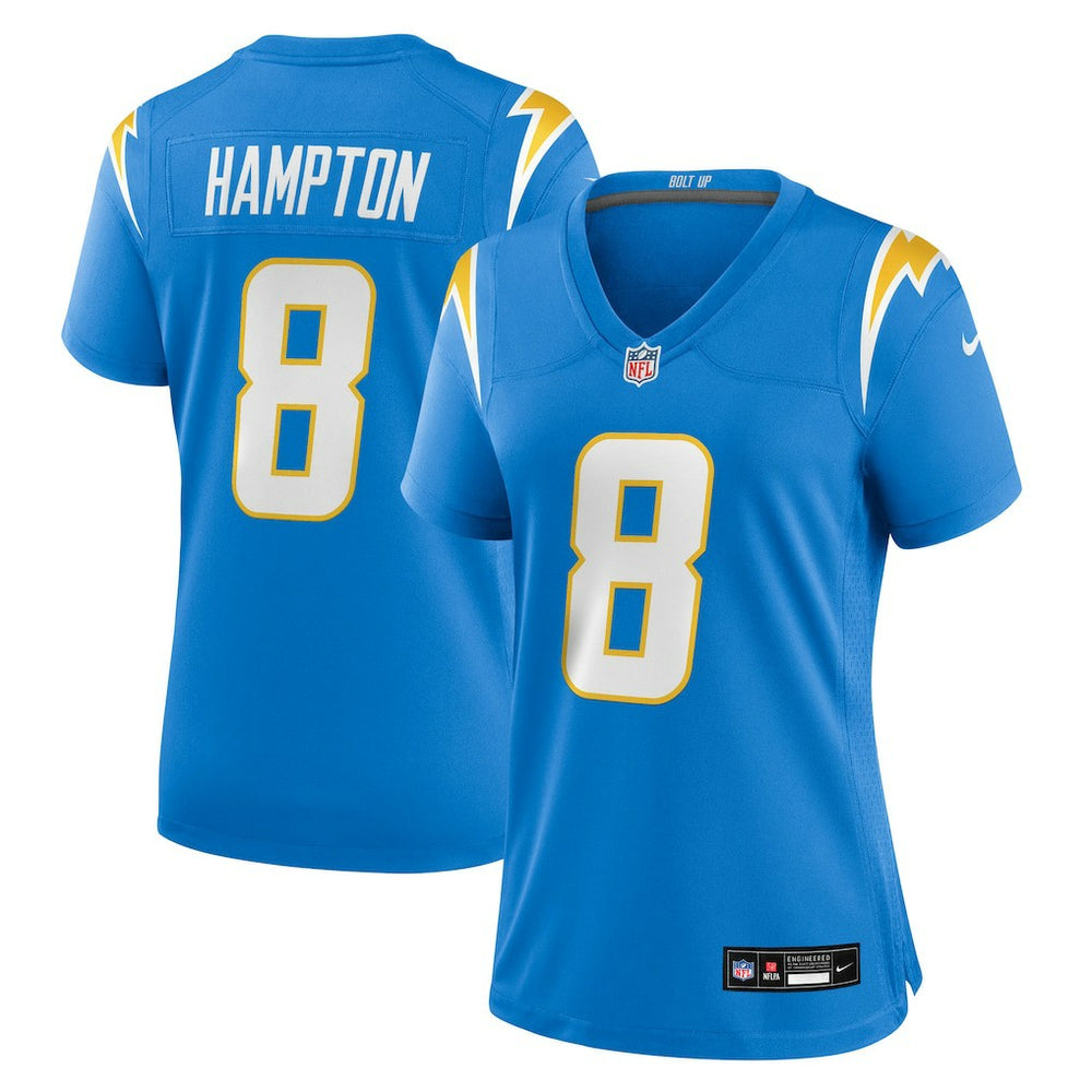 Los Angeles Chargers Omarion Hampton  Women's Team Game Jersey | NFL Online
