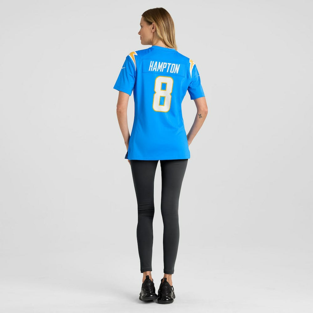 Los Angeles Chargers Omarion Hampton  Women's Team Game Jersey | NFL Online