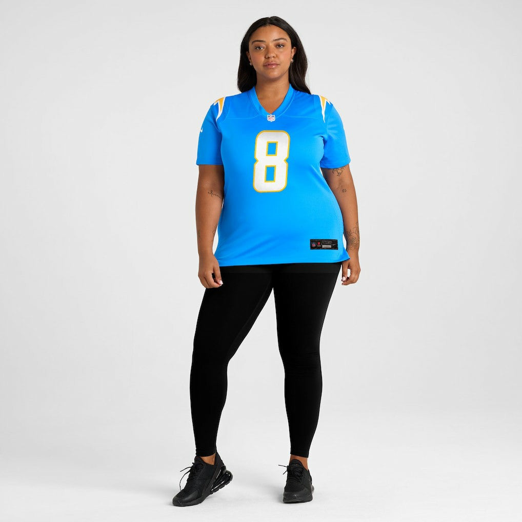 Los Angeles Chargers Omarion Hampton  Women's Team Game Jersey | NFL Online