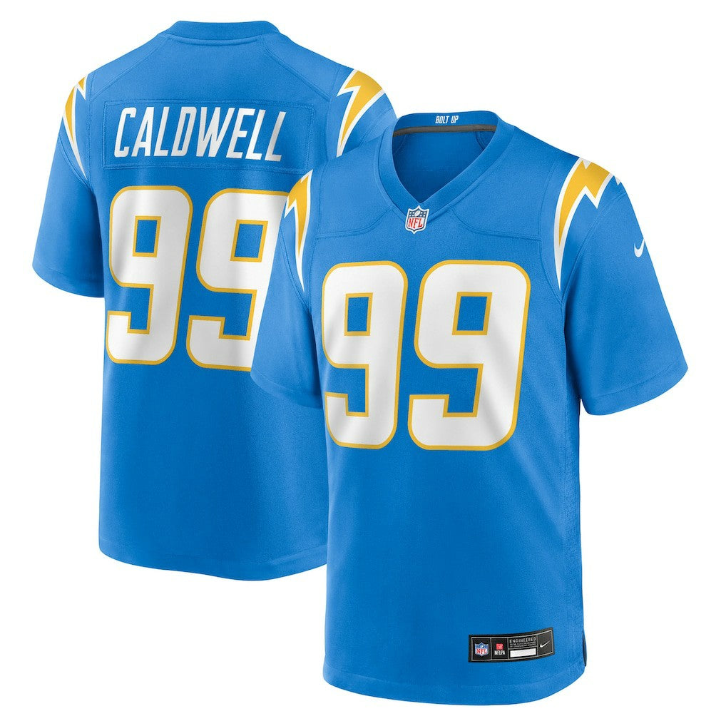 Los Angeles Chargers Jamaree Caldwell  Team Game Jersey | NFL Sale