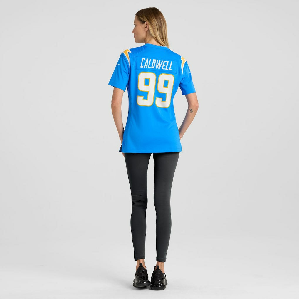 Los Angeles Chargers Jamaree Caldwell  Women's Team Game Jersey | NFL On sale