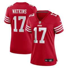 San Francisco 49ers Jordan Watkins  Women's Team Game Jersey | NFL Discount