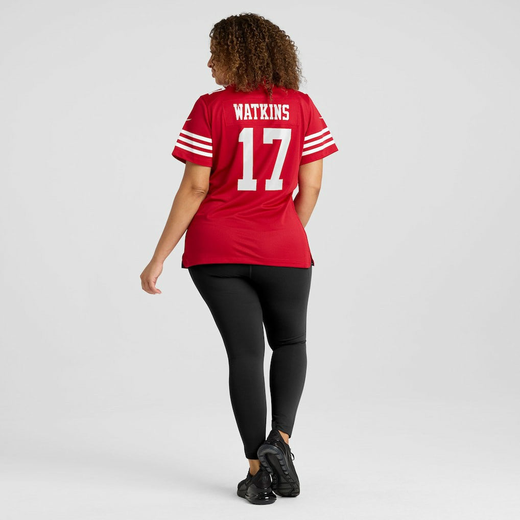 San Francisco 49ers Jordan Watkins  Women's Team Game Jersey | NFL Discount