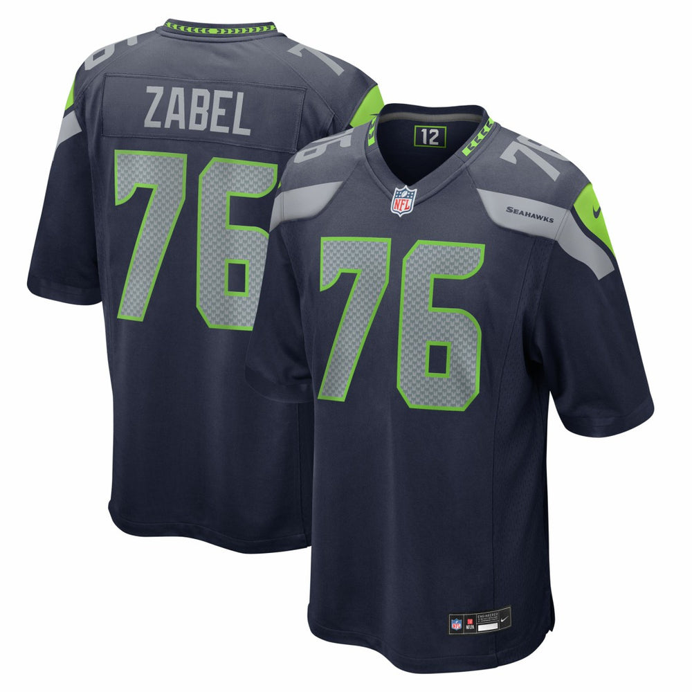 Seattle Seahawks Grey Zabel  Team Game Jersey | NFL On sale
