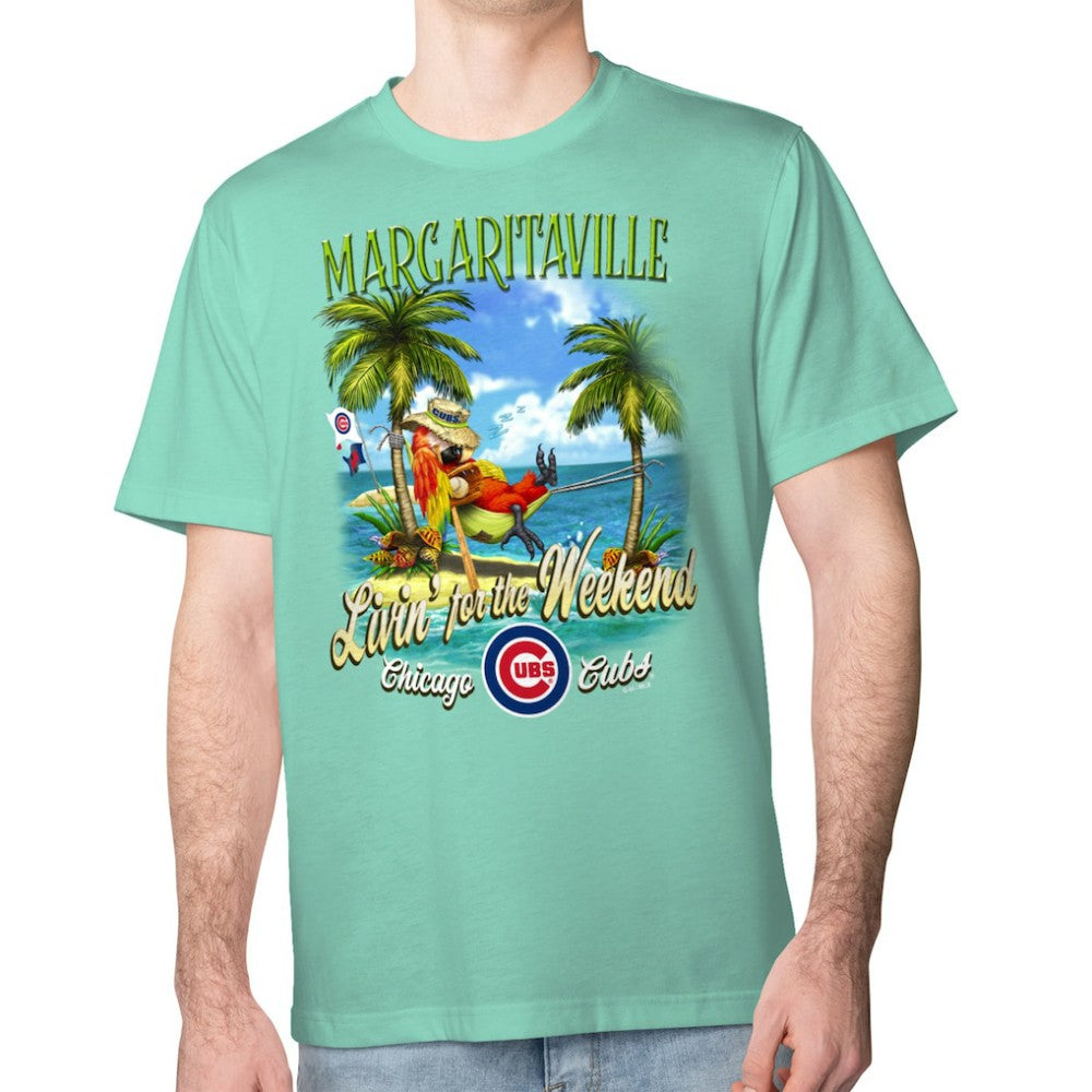 Chicago Cubs Margaritaville Livin' for the Weekend T-Shirt - MLB T-shirts